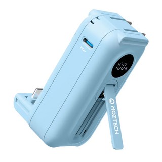 MOZTECH 太空艙行動電源 5000mAh Type-C, MOA16TBU, 海東藍
