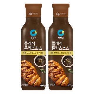 청정원 클래식 돈카츠 소스, 400g, 2개