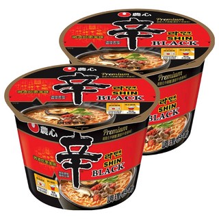 NONGSHIM 農心 超進化辛碗麵 濃郁牛骨湯味 101g, 2入