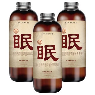 廣春堂高濃縮草本足浴液 -益眠款 草本精華 舒緩疲勞 幫助入睡, 1瓶, 3瓶, 500ml