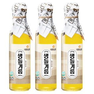 Daehyeonsanghoe 冷壓紫蘇油, 3瓶, 180ml