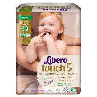 Libero 麗貝樂 Touch黏貼型尿布 10~14kg, L, 22片
