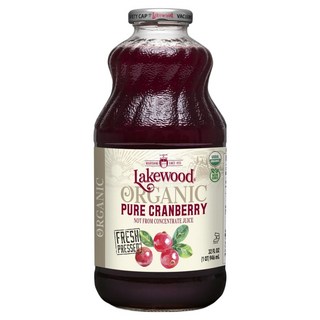Lakewood 有機純蔓越莓果汁 32oz, 946ml, 1瓶