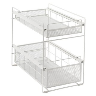 IRIS OHYAMA 愛麗思歐雅瑪 滑動式廚房2層縫隙收納櫃, 白色