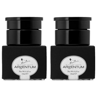 ARgENTUM 歐臻廷 保濕修護亮顏銀霜, 14ml, 面部眼部頸部適用, 2罐