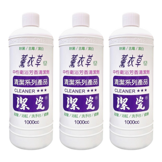 潔瓷 中性衛浴芳香清潔劑, 1L, 3瓶