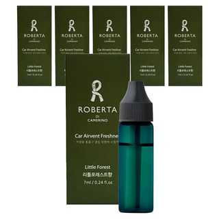 roberta di camerino 車用出風口芳香劑 小森林 補充包 7ml 1入, 6個, Little forest