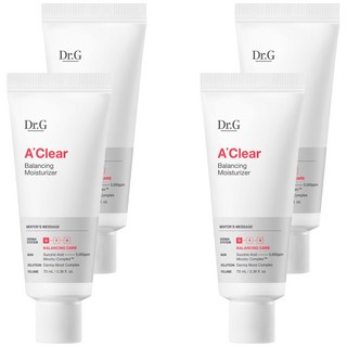 Dr.G A'Clear油水平衡保濕乳, 4條, 70ml