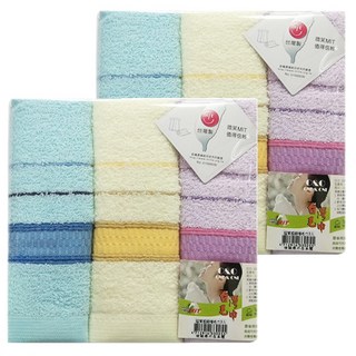 ONE&ONE 慶峯棉業 超質感緞檔毛巾 3入, 顏色隨機, 2組