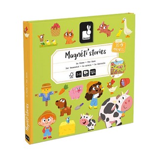 Janod 磁鐵故事書, 1本, 農場家族