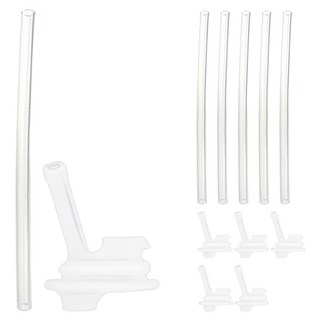 Richell 利其爾 AQ吸管杯替換飲用吸管 2入+吸管 2入組 S-2, 3組, 單色