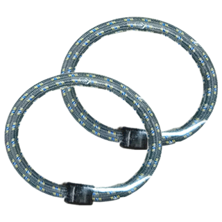 ELEBLO 防靜電手環 條紋灰色 M, 2個