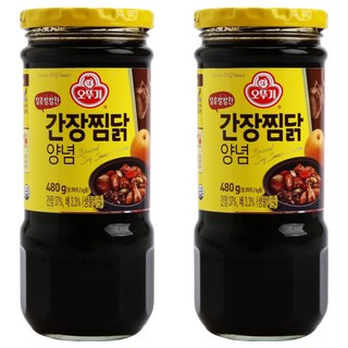 오뚜기 달콤한 간장 찜닭 양념, 480g, 2개