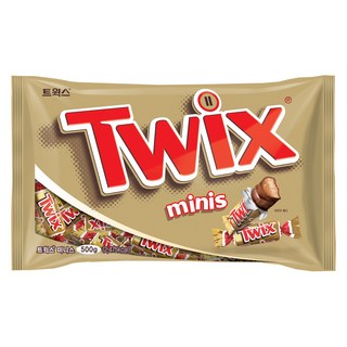 Twix 特趣 Mars迷你巧克力棒 總820g 500g+160g*2入, 500g, 1個