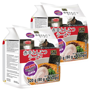 AceCOOK 辛辣豚骨風味麵 (80g x 4 bags), 8包