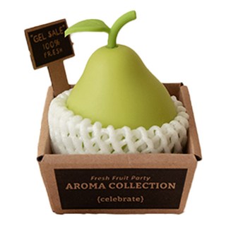 沐慕家居 水果造型室內香氛膏 - 梨子造型, PP材質, 梨子, 1個, 160g