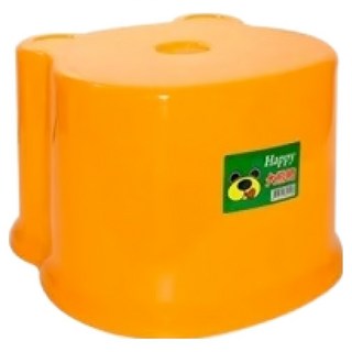 百貨King 大熊寶寶椅/塑膠椅/椅凳, 橘色