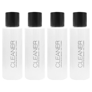 Solone 台灣公司貨 彩妝工具專用水洗清潔液, 100ml, 4瓶