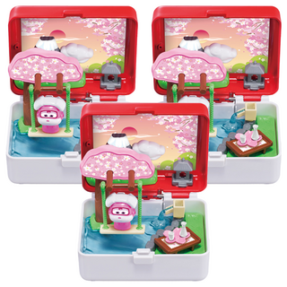 Super Wings 超級飛俠 兒童迷你風鈴 隨機系列 混合顏色, 3個