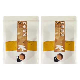 Sunfood 台東薑黃粉，台灣產，無添加物，無防腐劑, 100g, 2包