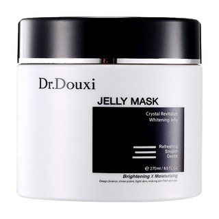 Dr.Douxi 朵璽 黑晶靈逆轉白嫩凍膜 270ml 深層清潔毛孔 亮白保濕 展現透亮光彩, 1罐