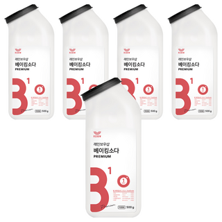 레인보우샵 베이킹소다 프리미엄 톡톡이, 500g, 5개