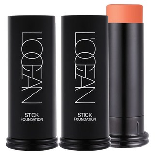 L'OCEAN 修容粉底棒, 24 Coral, 2入