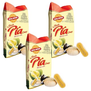 BAO MINH 榴槤餅 越南人氣伴手禮 濃郁榴槤內餡 獨立包裝方便分享, 300g, 3包