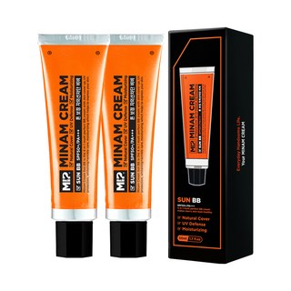 Meif Handsome Cream Sun BB 男士 BB 霜 SPF50+ PA+++ 50ml, 單色, 2個