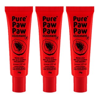 Pure Paw Paw 台灣公司貨 澳洲神奇萬用木瓜霜, 經典原味, 15g, 3條, 3件