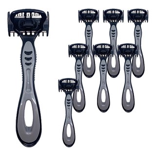 쉬즈라인 맨처럼 듀얼 다리숱 면도기, 1개입, 8개