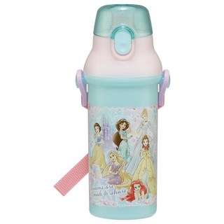 Skater AG彈蓋直飲水壺, 迪士尼公主, 480ml, 1個