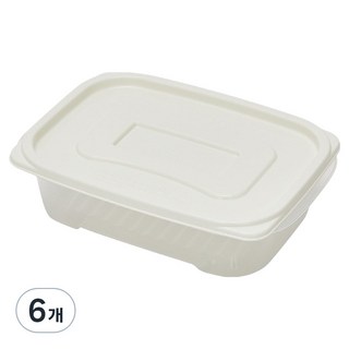 Cimelax Soft Keep 冷凍庫專用整理密封容器, 6個, 750ml