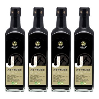 JOYSPRING 喜樂之泉 純麥有機白醬油, 500ml, 4瓶