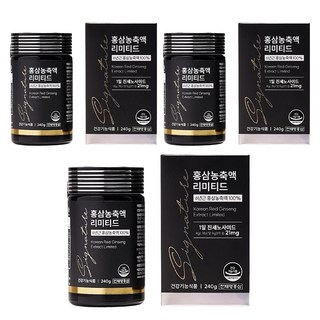 천제명홍삼 홍삼 농축액 리미티드, 240g, 3개