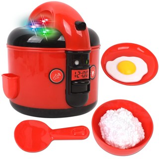 Egg&Cook 旋律電鍋家家酒玩具, 紅色