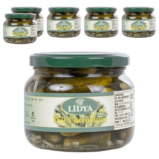 LIDYA 莉迪亞 迷你酸瓜 蒔蘿醋漬黃瓜, 400ml, 6罐
