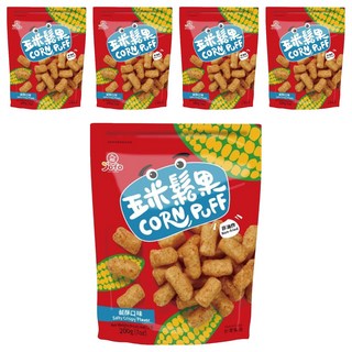 九福 鴻福 玉米鬆果 鹹酥口味 200g*5包