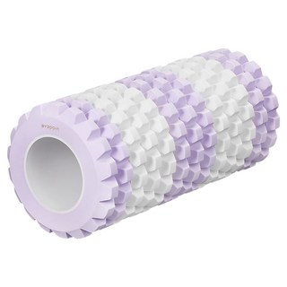 BYZOOM FITNESS 強化版按摩滾筒 硬度35-40D EVA, 1個, 紫色