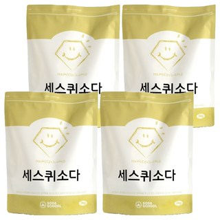 SODA SCHOOL 大容量倍半蘇打清潔劑, 4個, 3kg