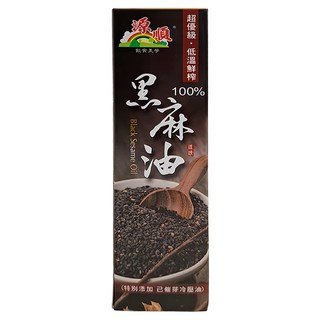 源順食品 100%黑麻油 低溫鮮榨 質地精純 傳統台式風味, 570g, 1瓶