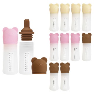 린다베베 곰돌이 실리콘 투약병, 4세트