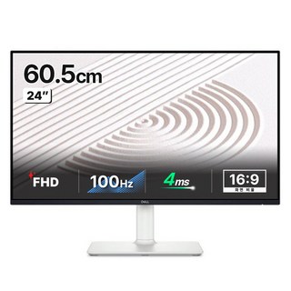 델 FHD IPS 100hz 스피커내장 초슬림베젤 모니터, 60.47cm, S2425HS