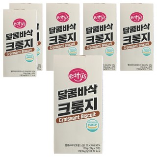 eatus 扁可頌 5片入, 120g, 6盒