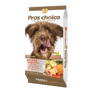 福壽實業 Pro's choice 博士巧思 無穀犬乾飼料, 鮭魚 + 馬鈴薯, 8kg, 1袋