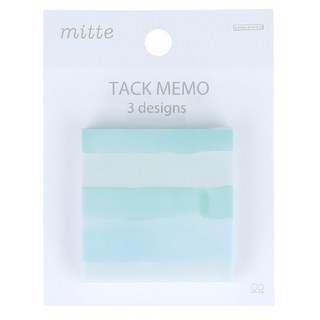 sun-star mitte方形三用便利貼, 薄荷綠, 1個, 120張