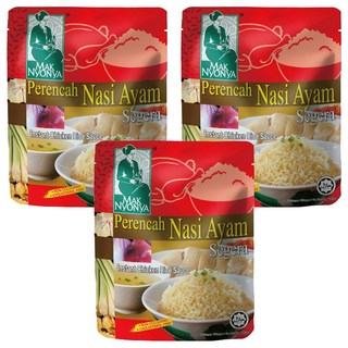 MAK NYONYA 馬來媽媽 海南雞飯即煮醬, 100g, 3包