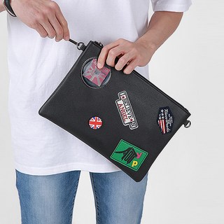 애드에딧 남성용 와펜 클러치백