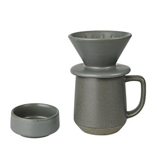 KALDIN 自然瓷手衝咖啡套組CM-D02, 海綠色, 1組