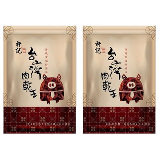 軒記台灣肉乾王 辣味豬肉絲, 160g, 2包